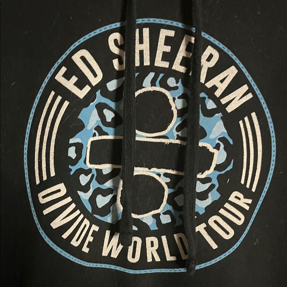 😄Ed Sheeran divide world tour hoodie 2017 - 2019